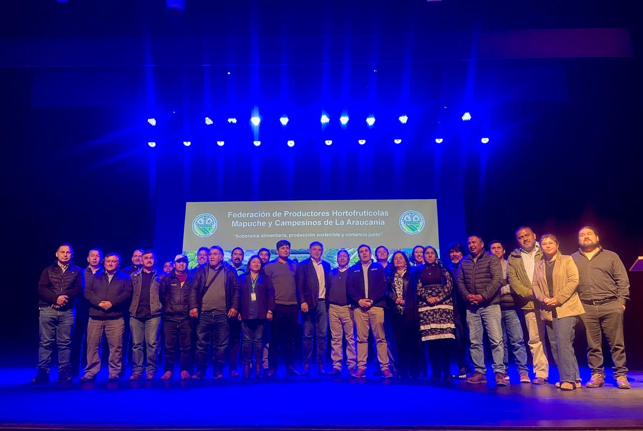 Productores hortofrutícolas mapuche y campesinos de La Araucanía lanzan nueva federación regional
